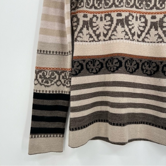 Icelandic Designs Catalina Nordic Mock Cowl Neck Merino Wool Sweater Size M - Picture 5 of 8